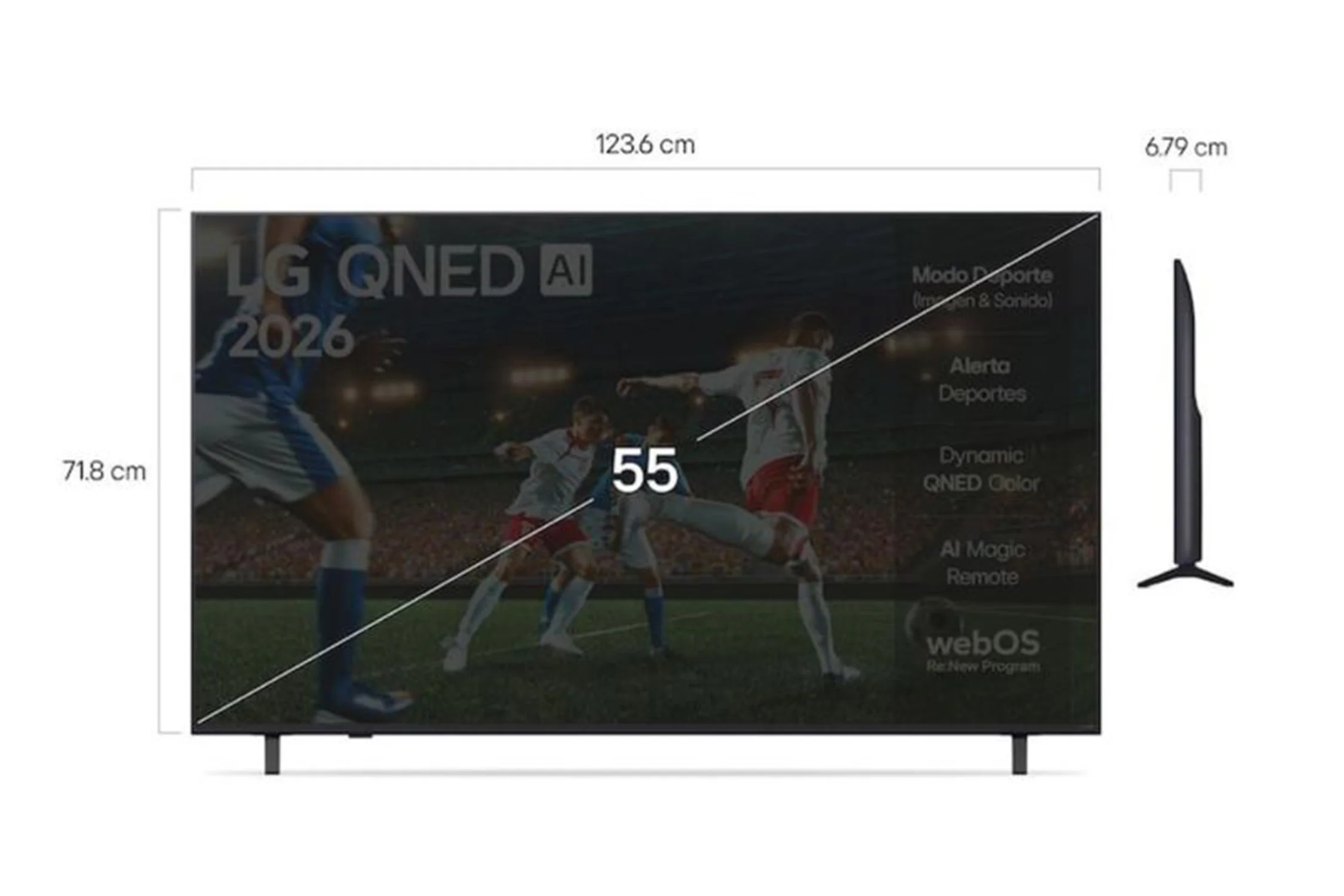 55" TV QNED AI 4K G8 Smart - Image 5
