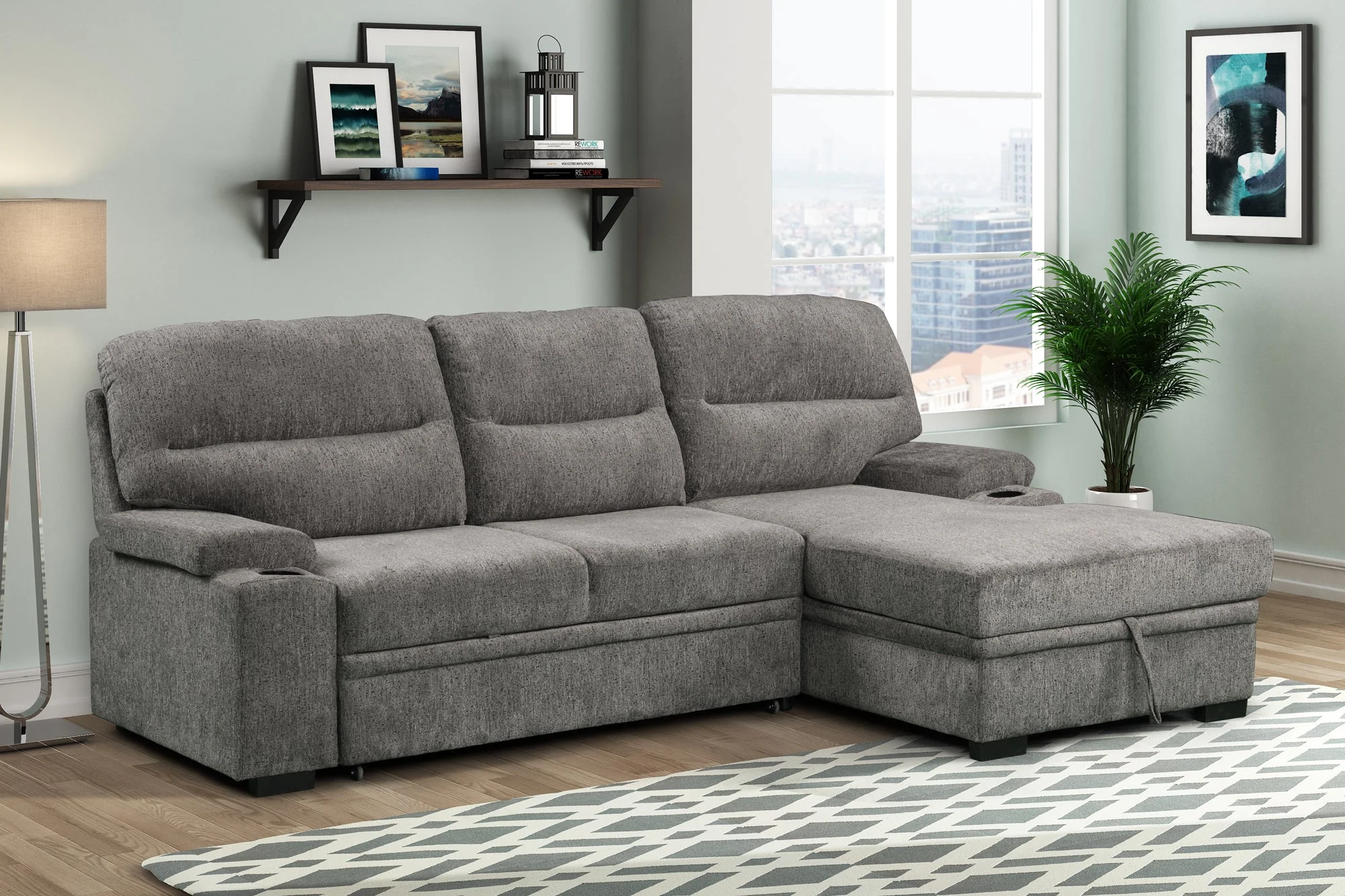 Sofá Chaise con Almacenamiento - Image 2