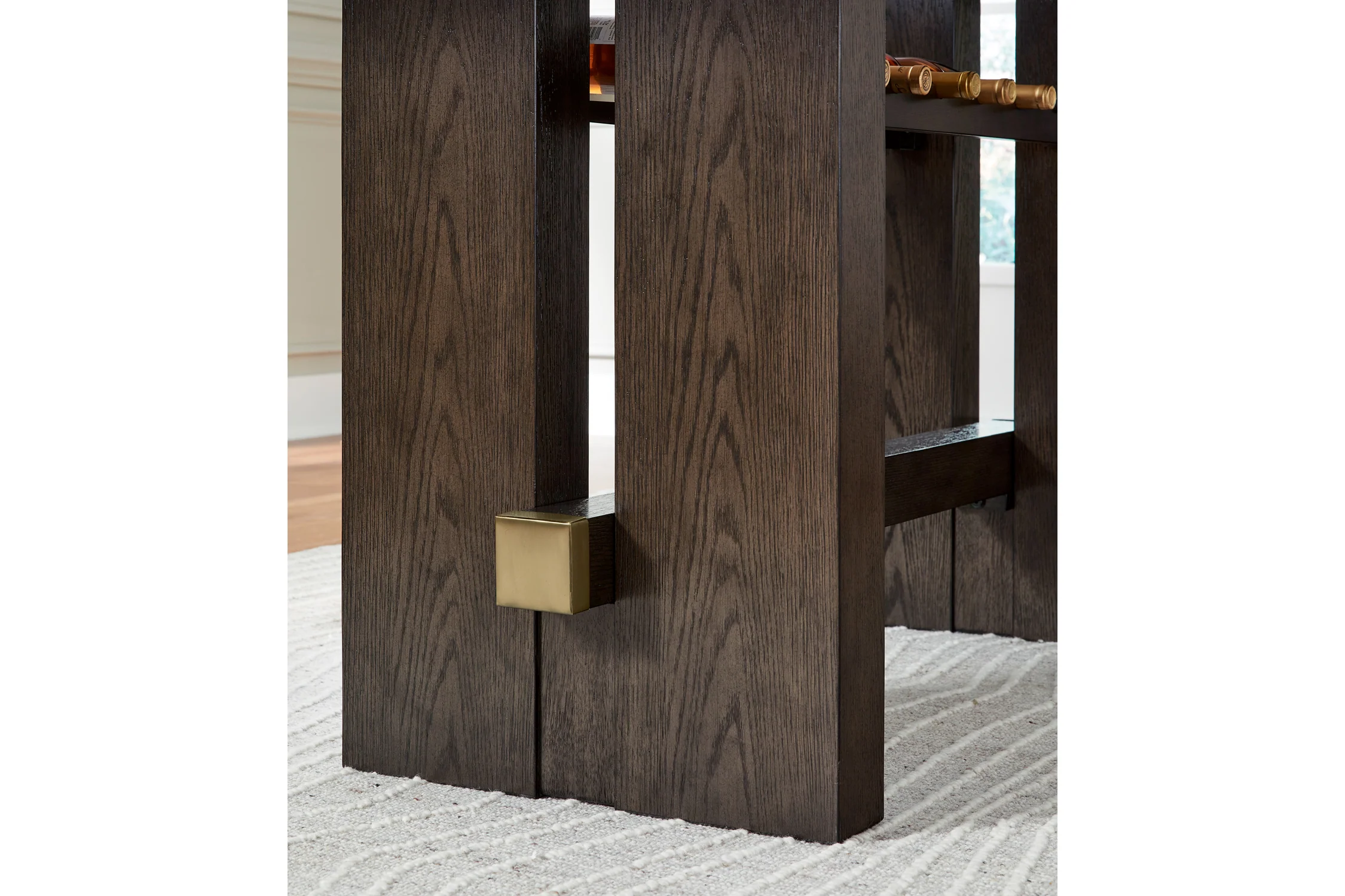 Burkhaus Mesa de Comedor Rectangular "Counter Height" con Extensión con 4 Taburetes - Image 8