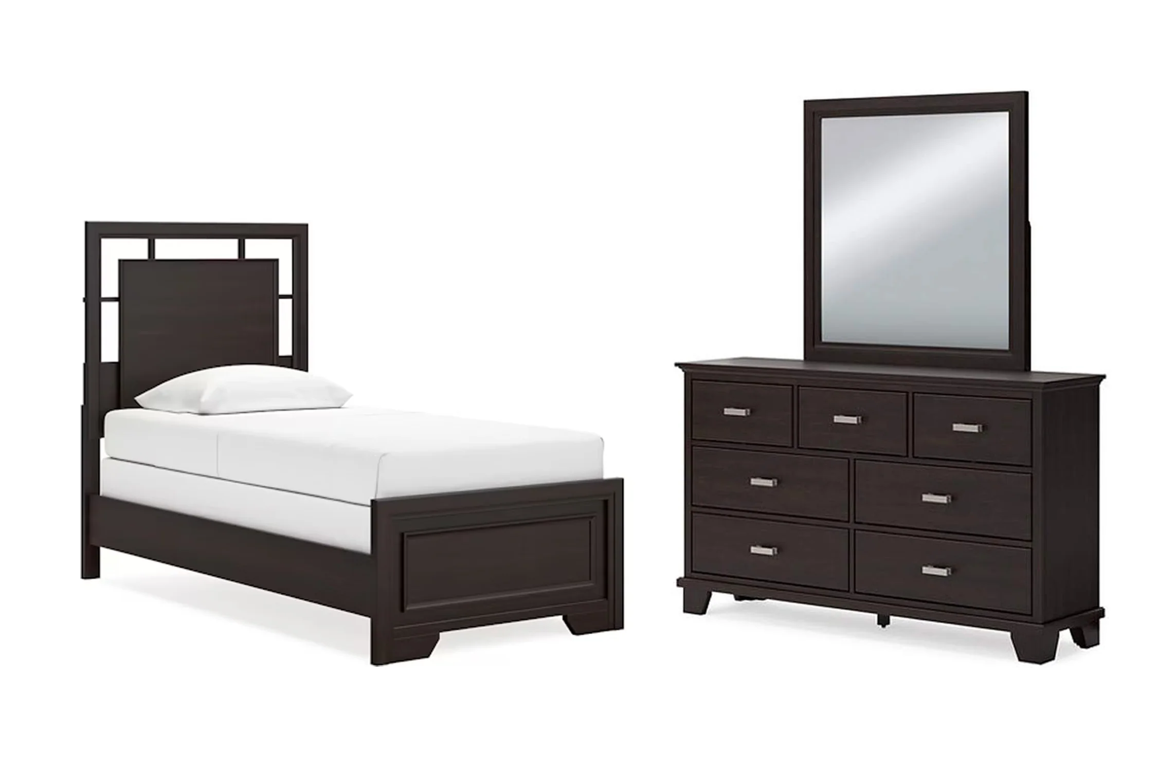 Covetown Cama & Gavetero con Espejo
