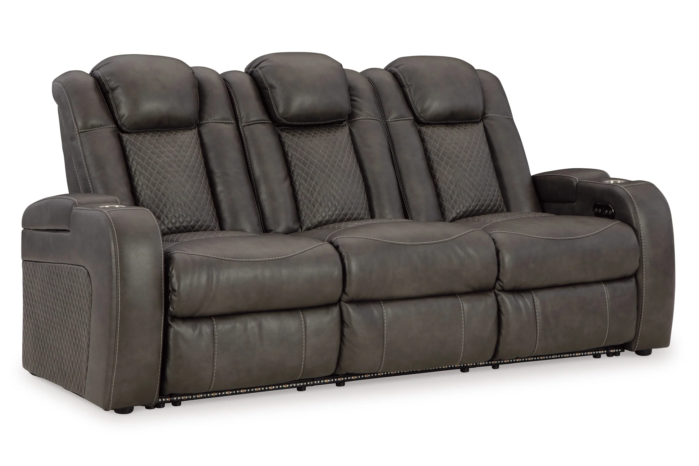 Fynedyme Sofá Reclinable con Cabecera Ajustable