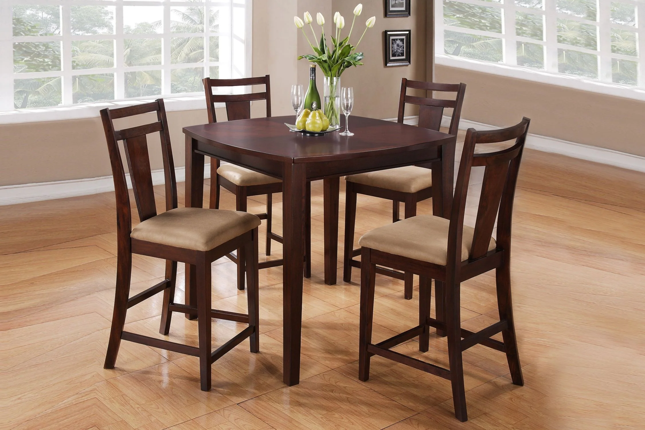 Dali Mesa se Comedor "Counter Height" con 4 Taburetes - Image 2