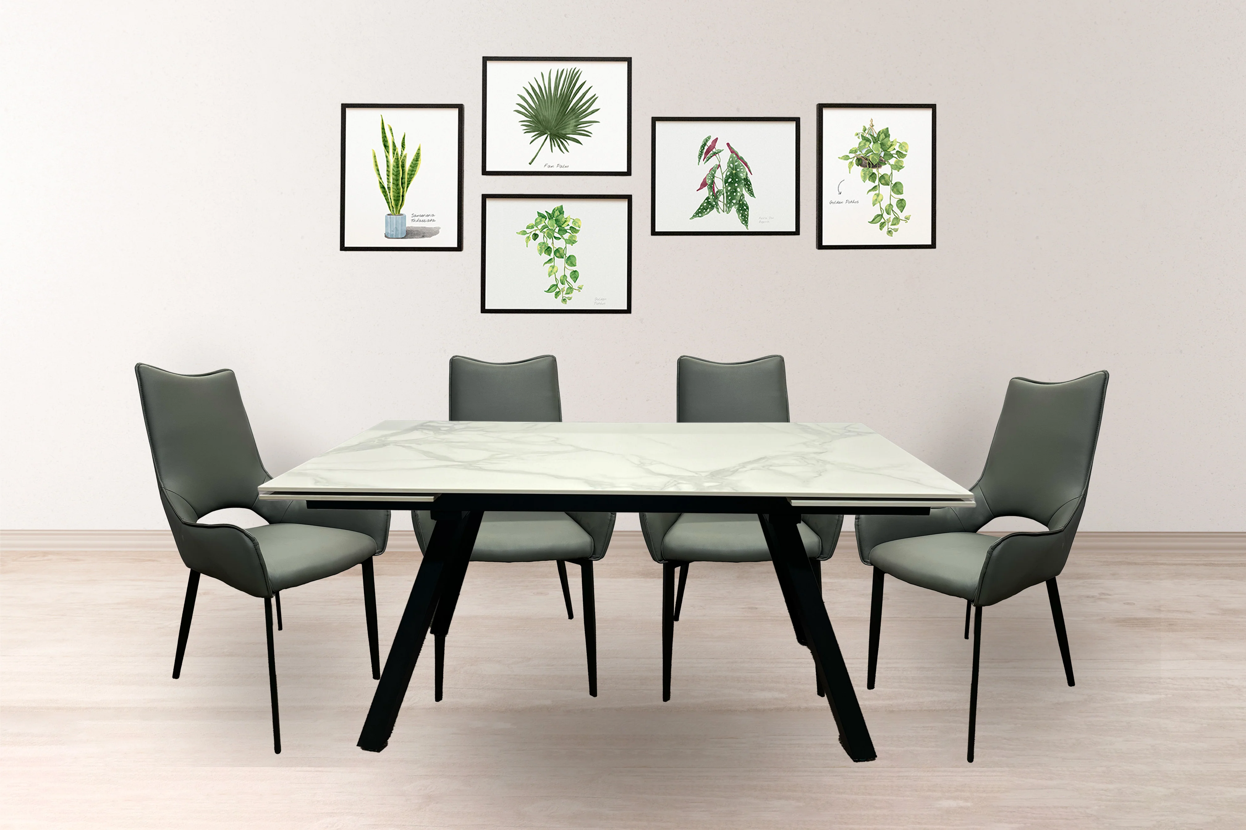 Dalton Mesa de Comedor & 4 Sillas