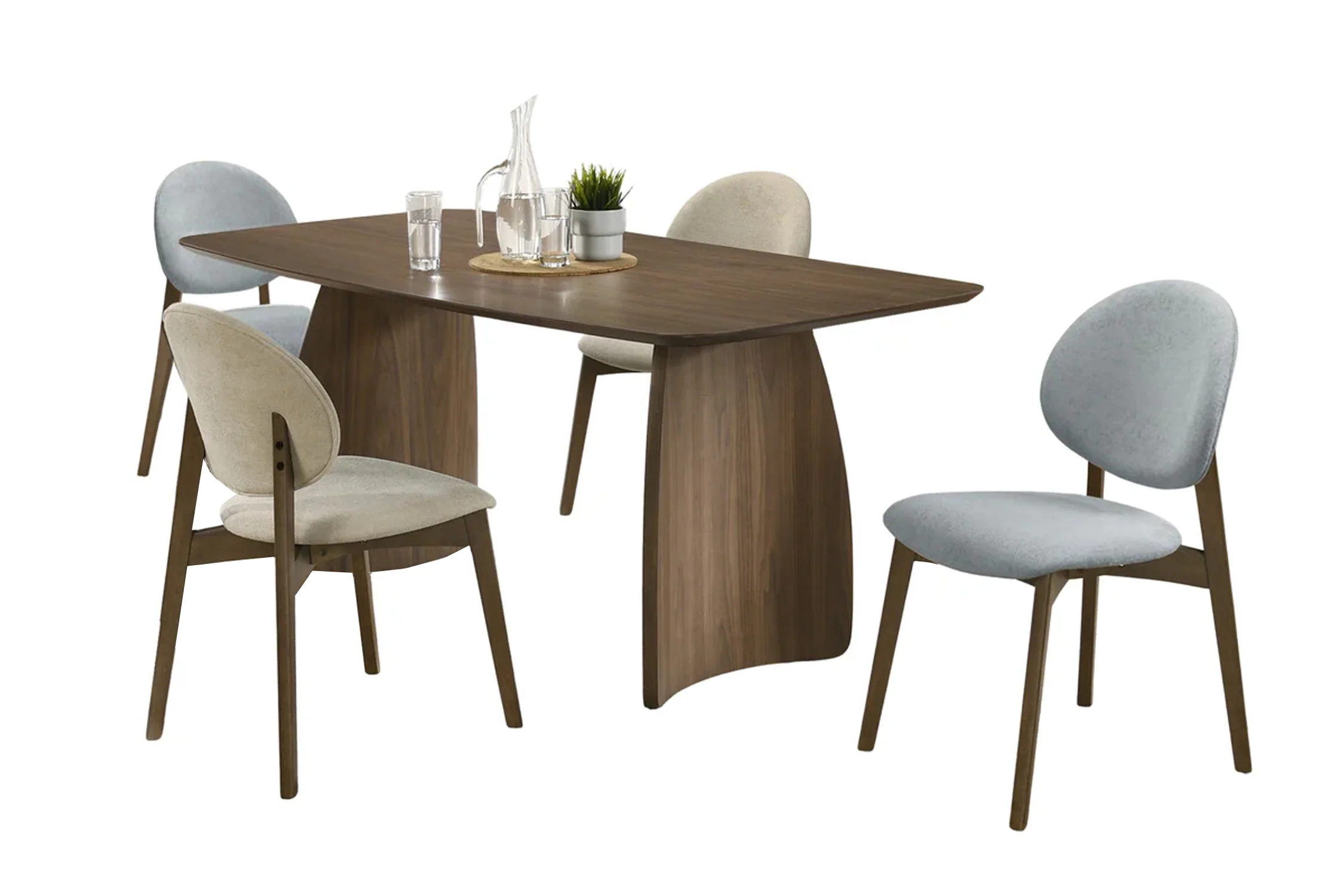 Loft Mesa de Comedor Rectangular con 4 Sillas - Image 5