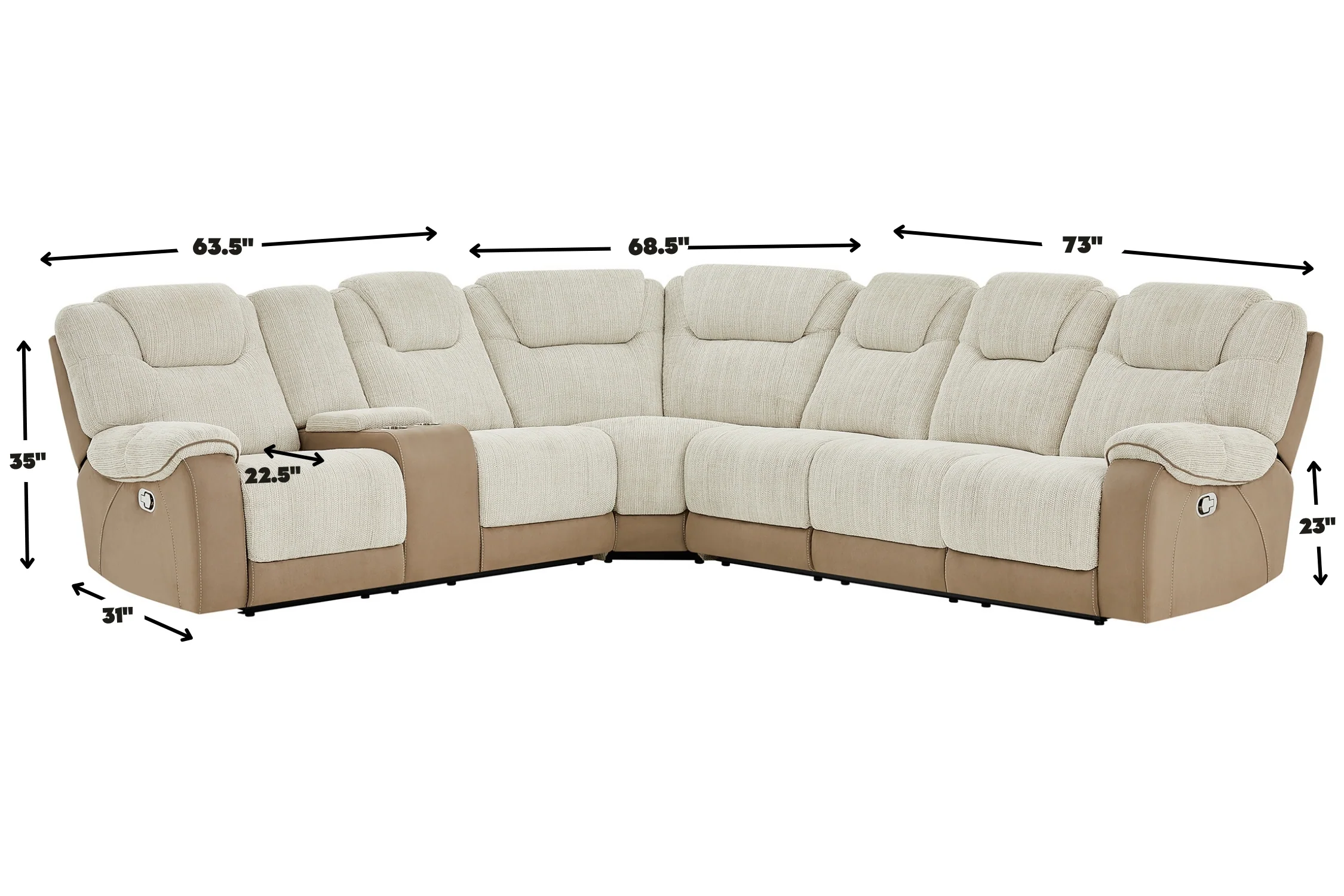 Hallie Seccional Reclinable  - Image 6
