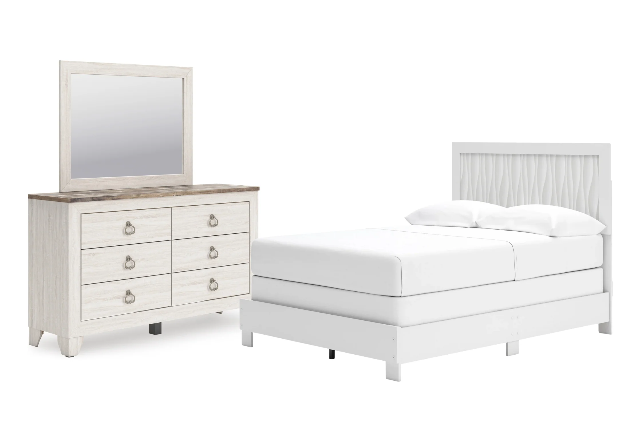 Laigmeyer Cama & Gavetero con Espejo