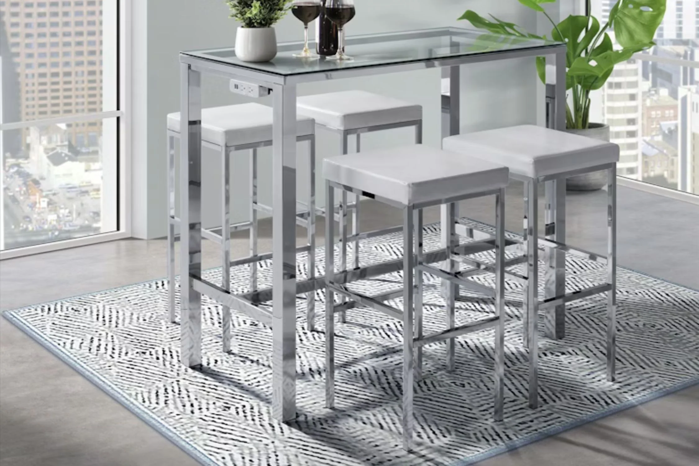 Lancy Mesa de Comedor con 4 Taburetes - Image 2
