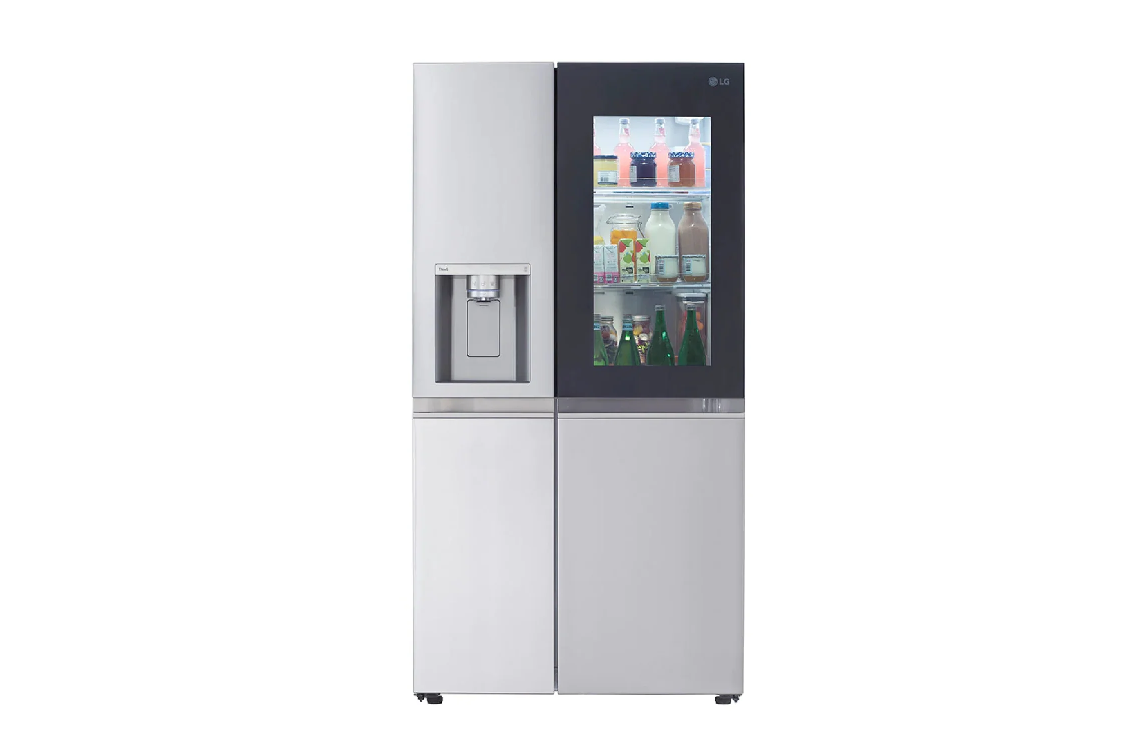 27' Nevera Side by Side Instaview Smart con Dispensador de Agua & Hielo