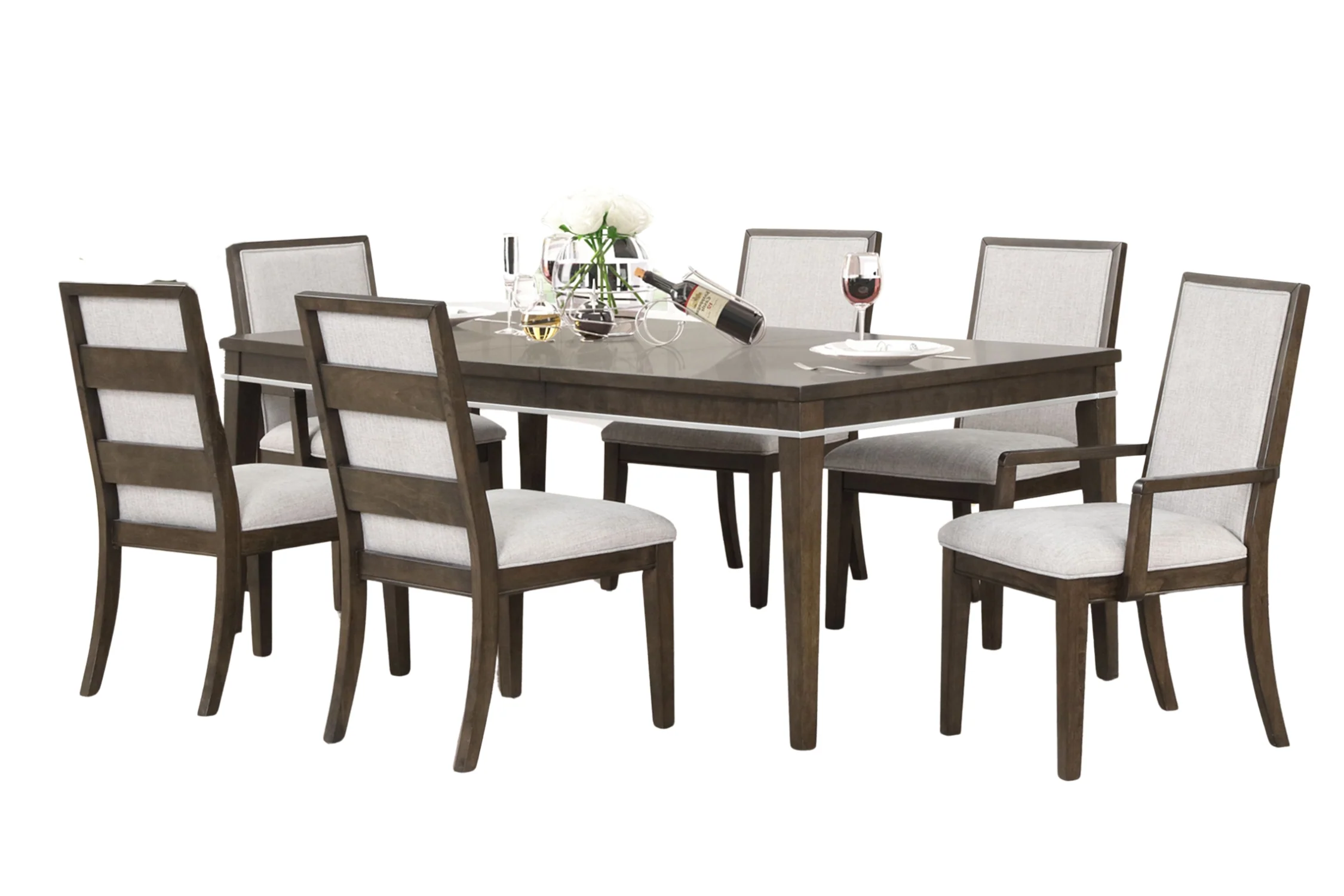 Monroe Mesa Rectangular con 6 Sillas