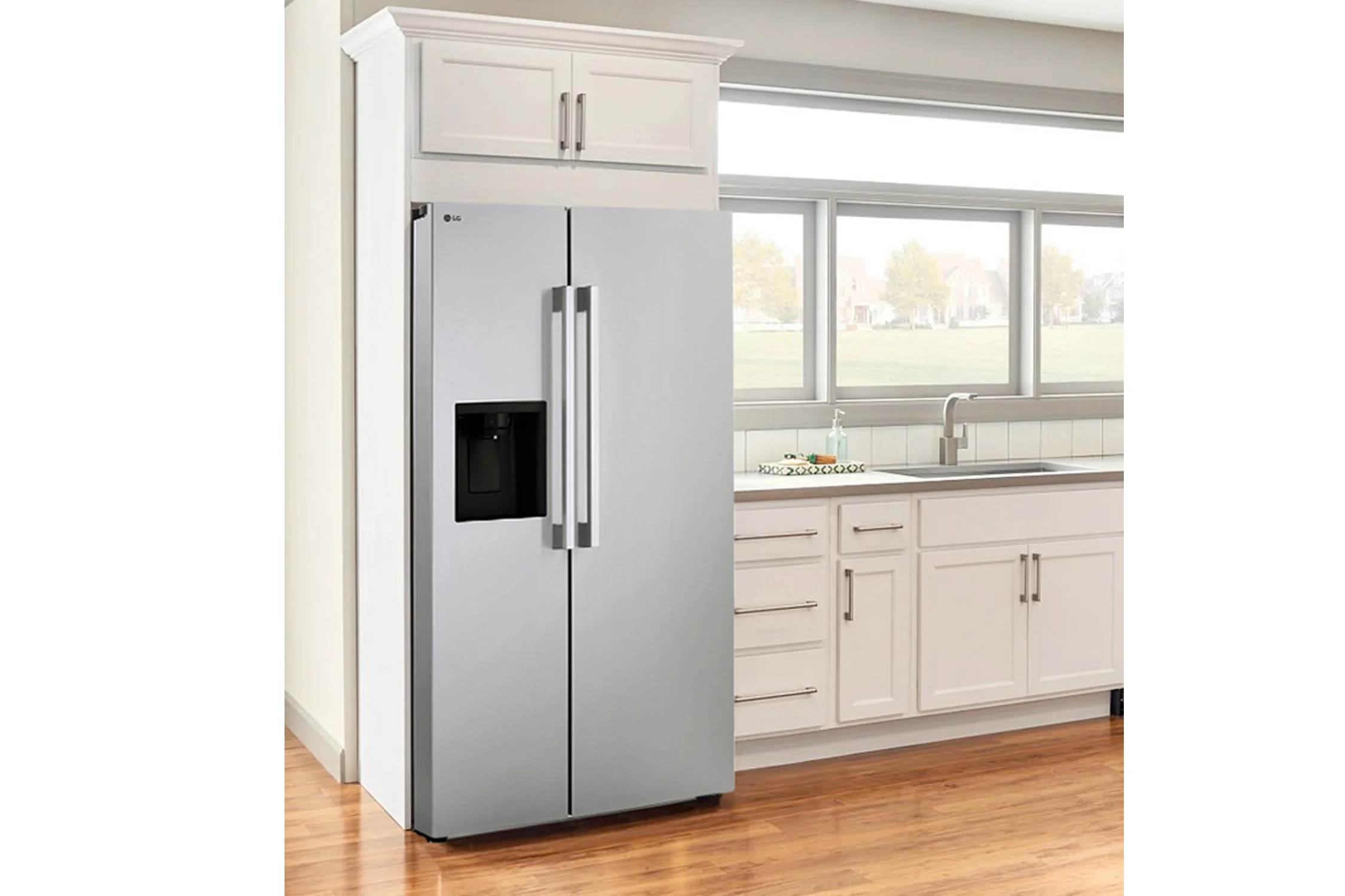 26.6' Nevera Side by Side con Dispensador externo de Agua & Hielo - Image 2