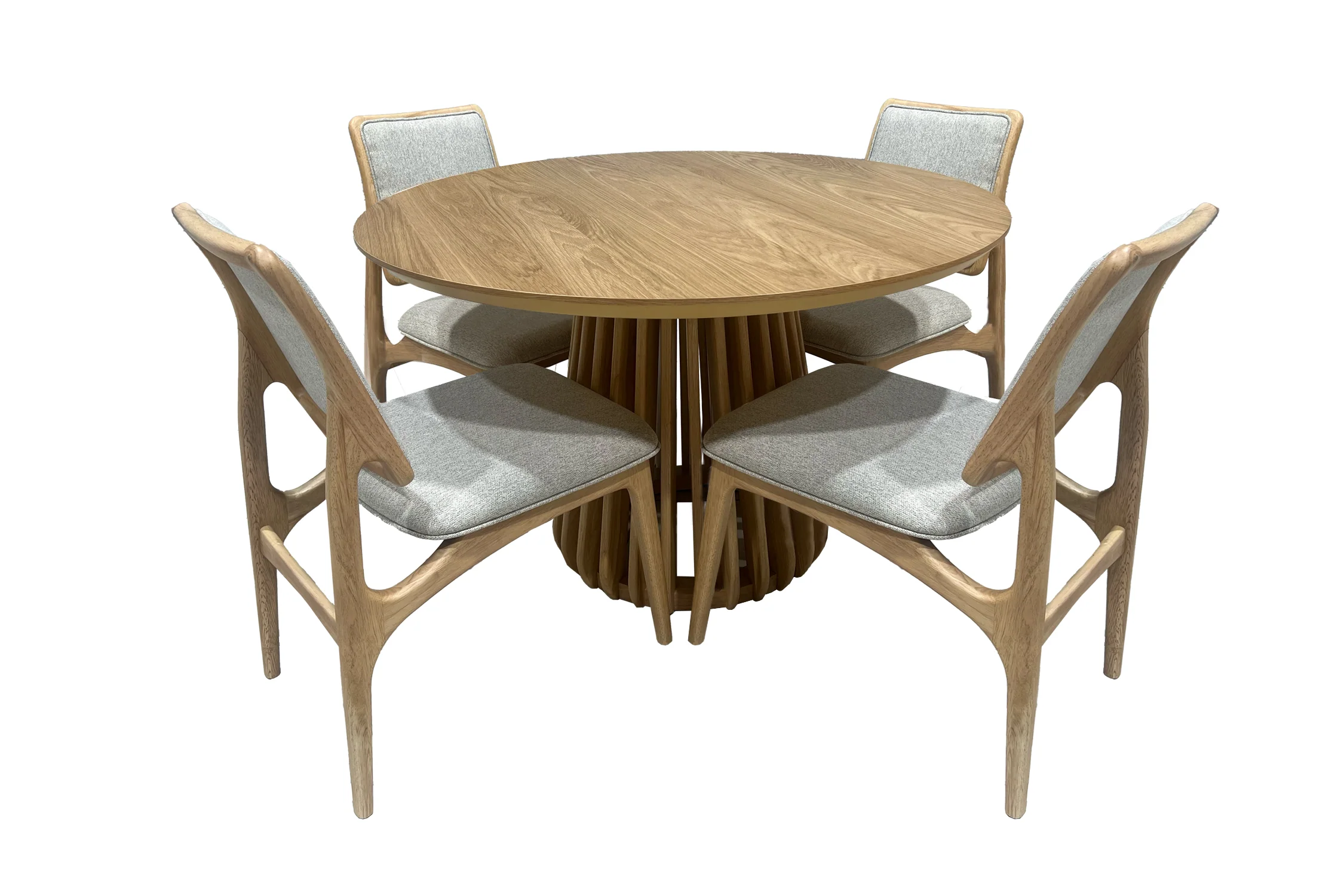 Oceanview Mesa de Comedor con 4 Sillas