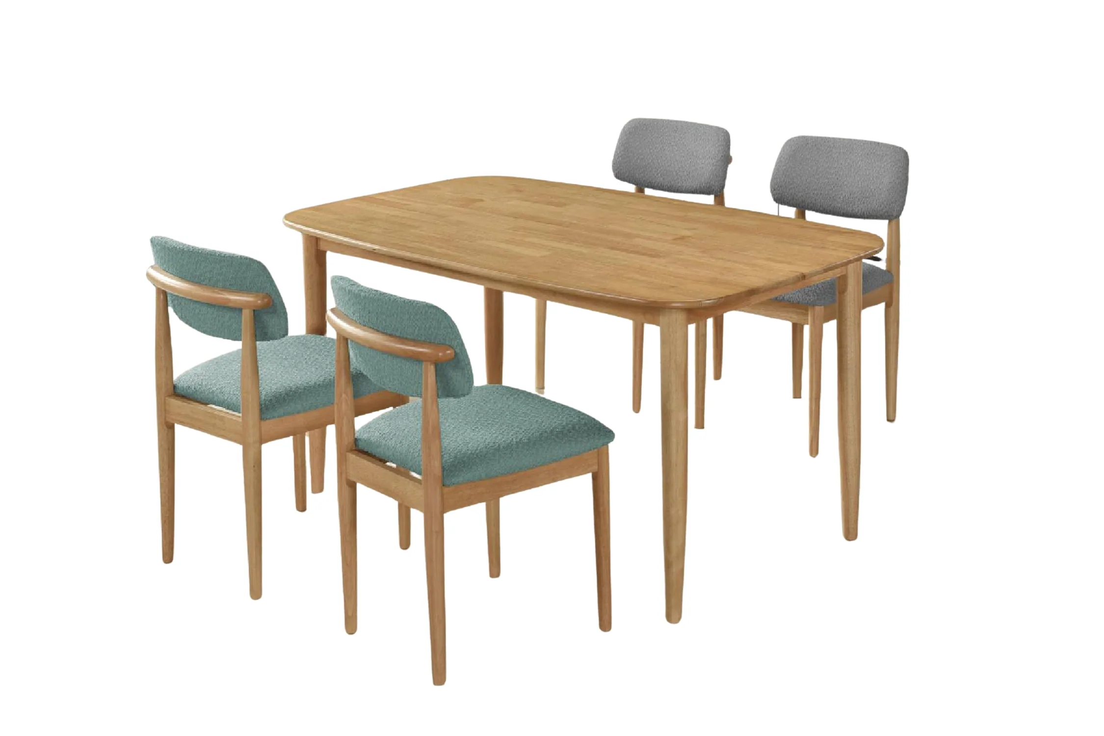Palmdale Mesa de Comedor con 4 Sillas
