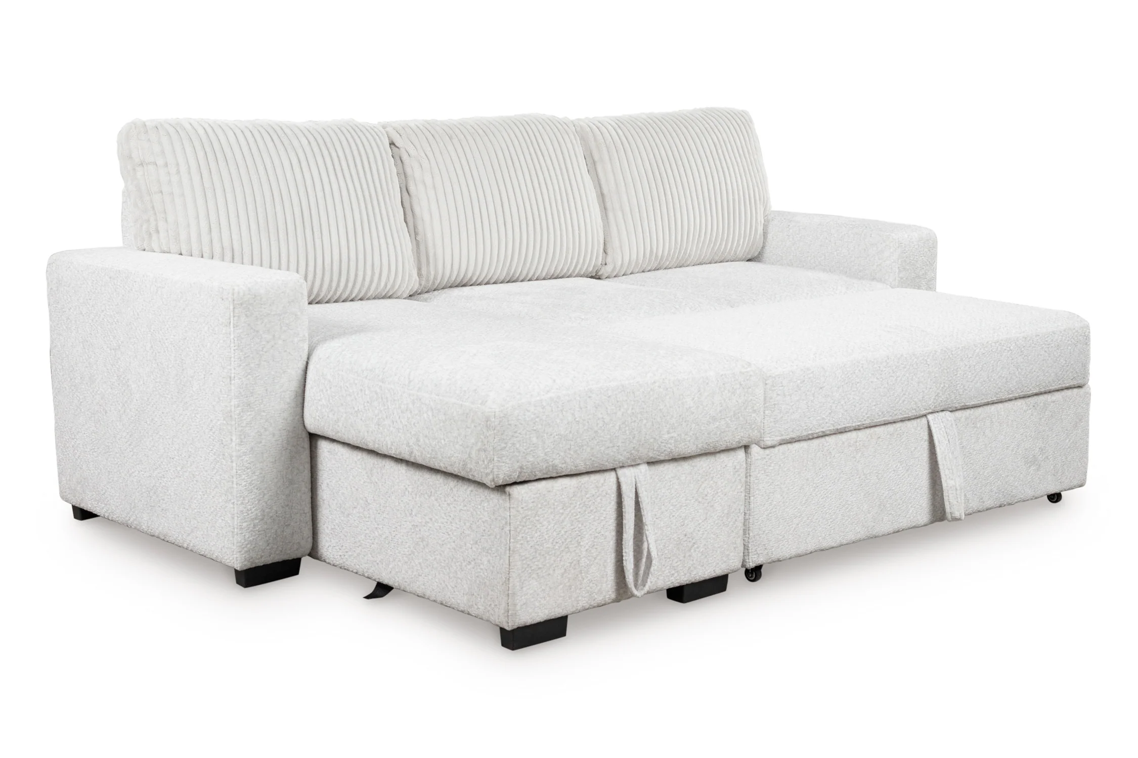 Poppleton Seccional con Sofá Cama Plegable & Chaise - Image 7