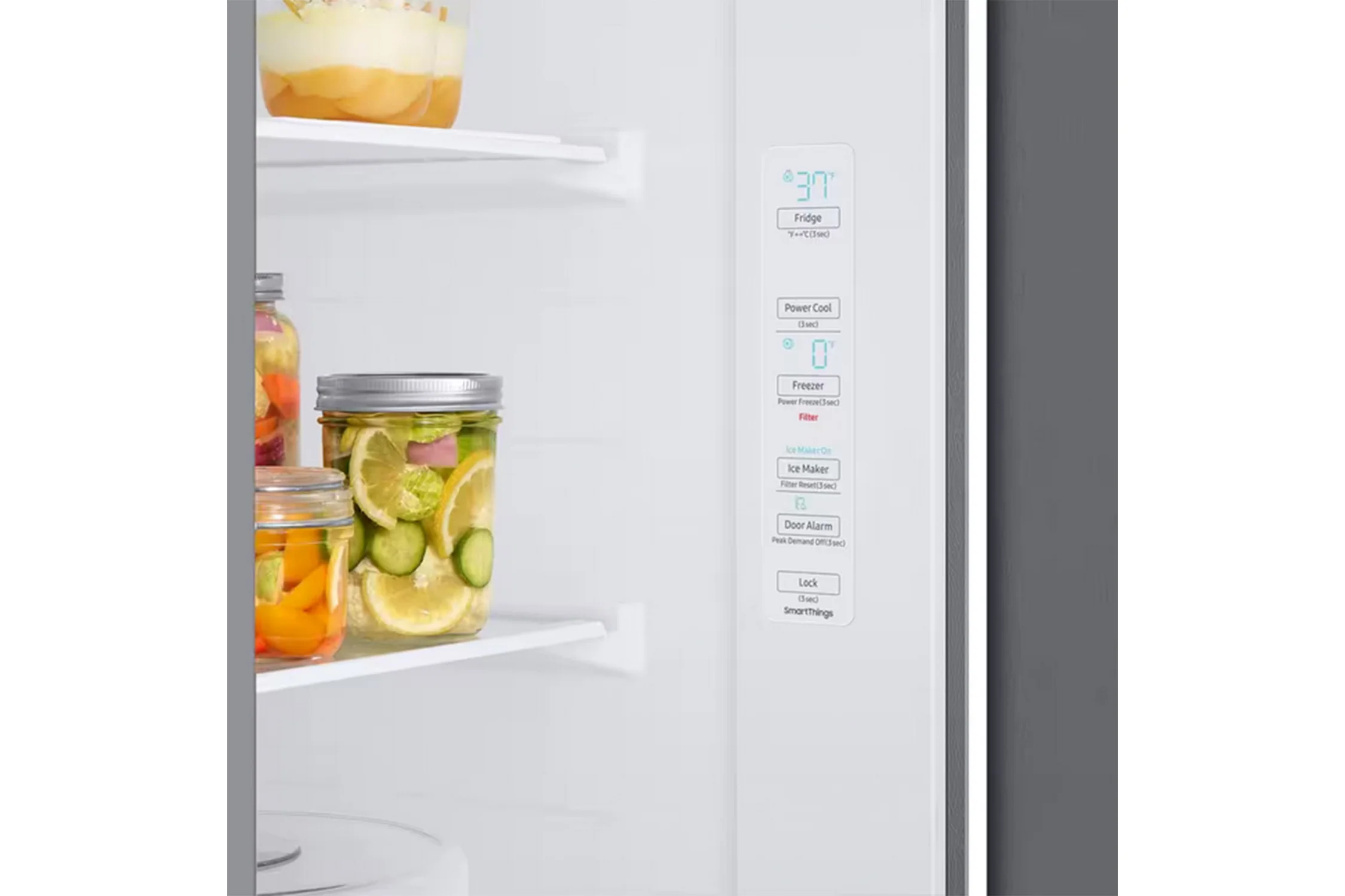 28' Nevera Side by Side con Ice Maker Interior - Image 9