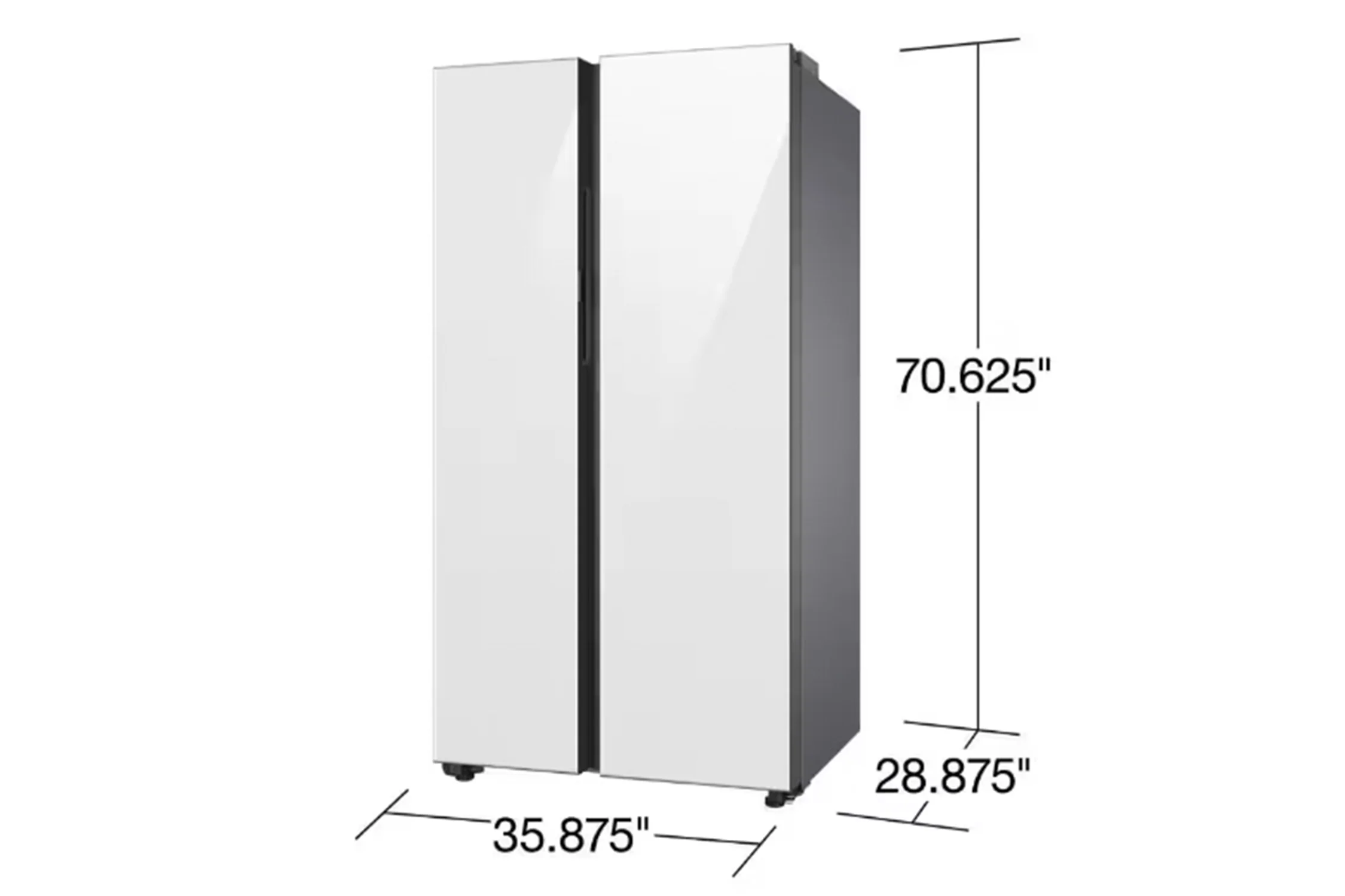 22.6' Nevera Bespoke Counter Depth Side by Side con Dispensador de Agua & Hielo - Image 3