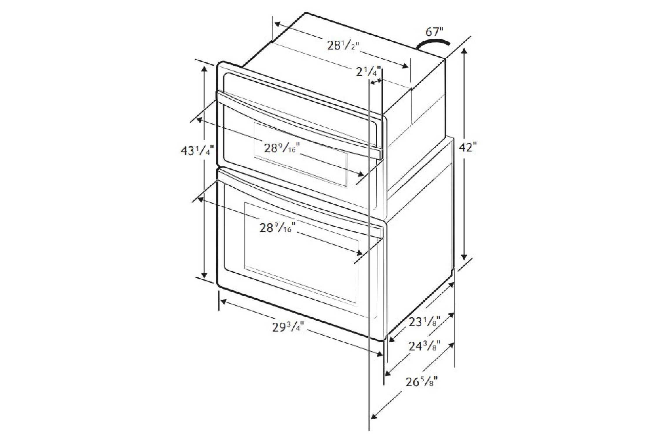 30" Horno/Microonda Eléctrico de Pared Gl-Tc - Image 8