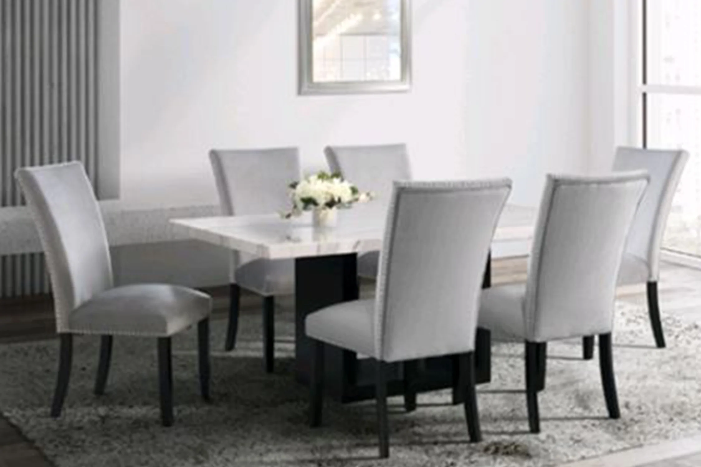 Valentino Mesa de Comedor con 4 Sillas