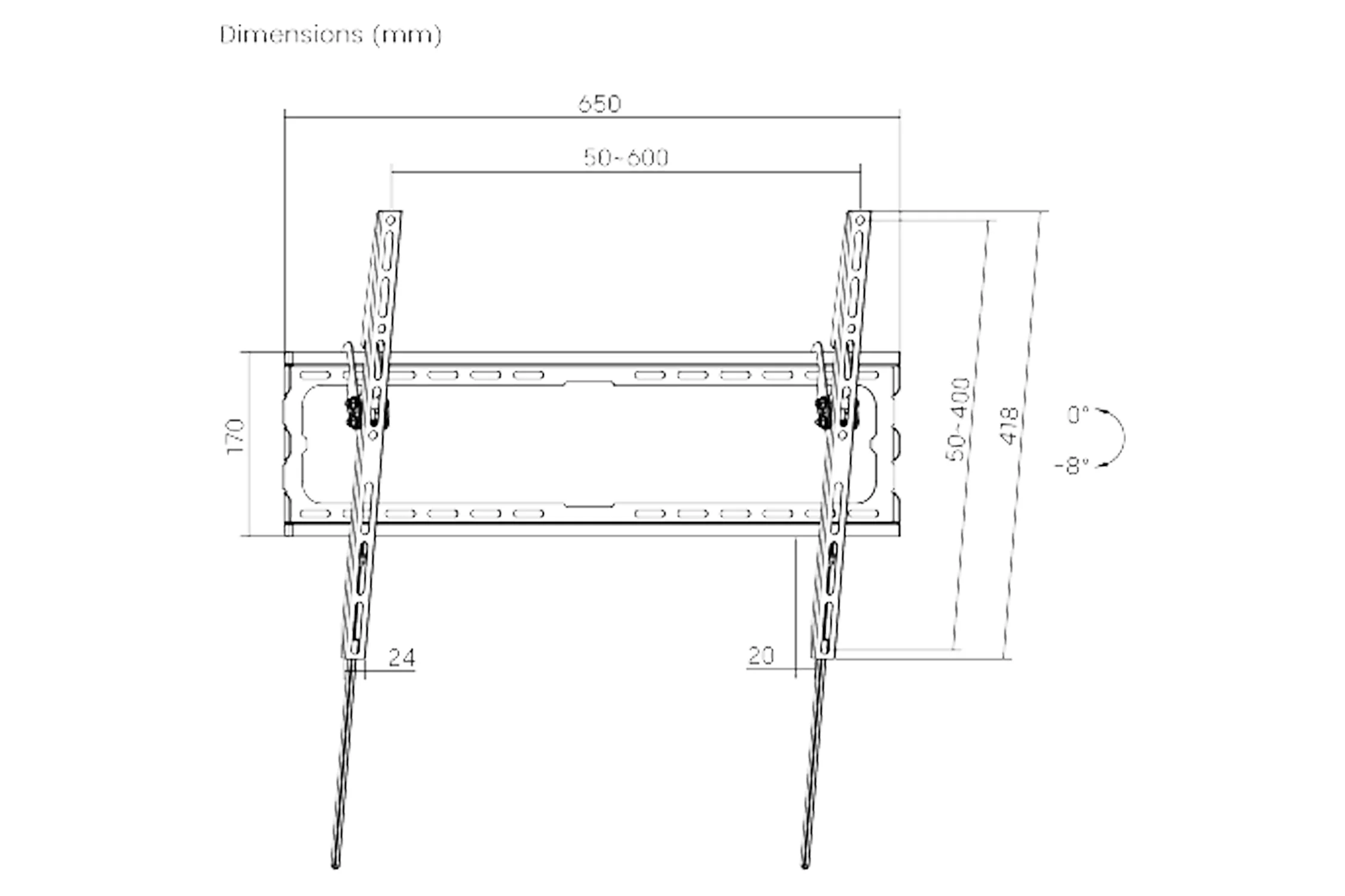 Wall Mount 37"-80" Tilt - Image 7